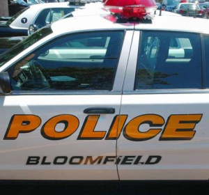 Photograph of Bloomfield Police car.