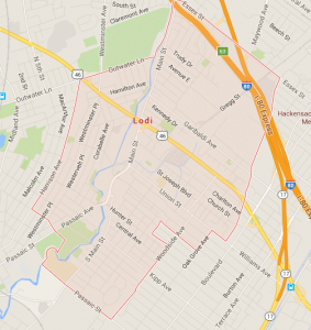 Google Map of Lodi NJ