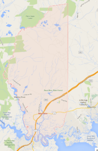Image of the google map for Bass River