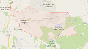 Image of Pemberton Borough and Pemberton Township taken from Google Maps.